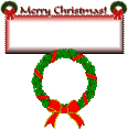 Christmas Wreath Sig Tag