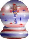 American Doll Mini Snow Globe