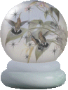 Hummingbirds  Mini Snow Globe